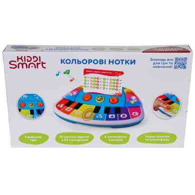 Розвиваюча іграшка Kiddi Smart Піаніно – Кольорові нотки (світло) (4514T-KS) Вінниця