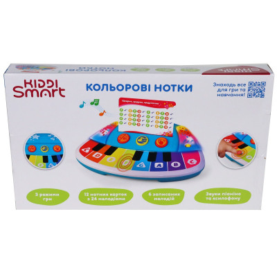 Развивающая игрушка Kiddi Smart Пианино – Цветные нотки (свет) (4514T-KS) Винница - изображение 6