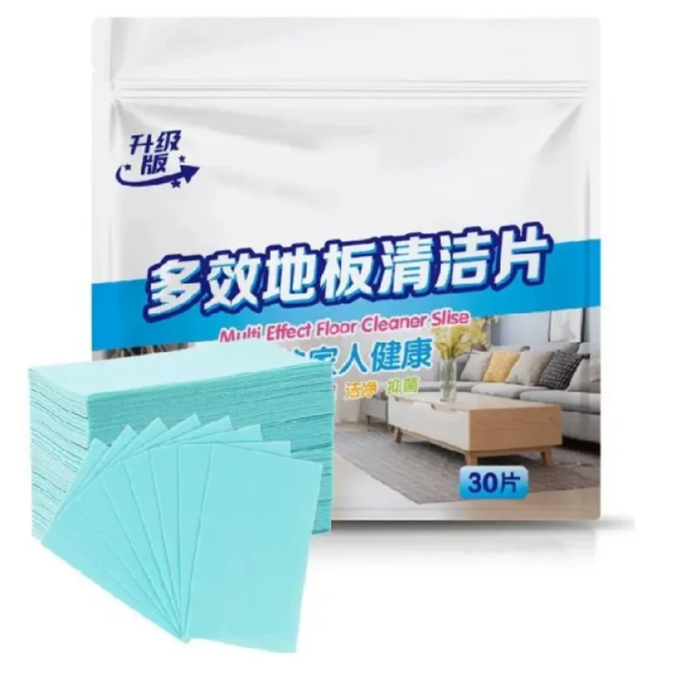 Серветки для миття підлоги Multi Effect Floor Cleaner, 30 шт, зручне прибирання без зайвих засобів Одеса - фото 1