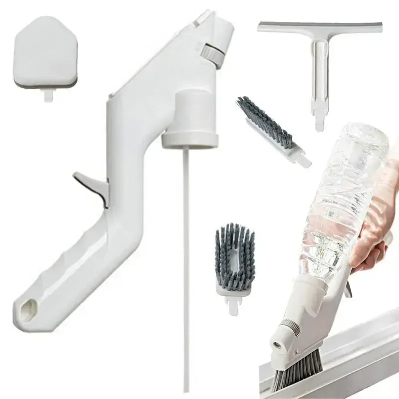Щетка для уборки всех поверхностей 4в1 Water Spray Cleaning Kits эффективно и тщательно удаляет загрязнение, не оставляя царапин и не повреждая поверх Коломия - фото 7
