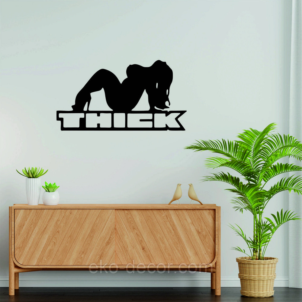 Декоративное настенное Панно «Девушка», Декор на стену 70*37 см, Черный Киев - изображение 3