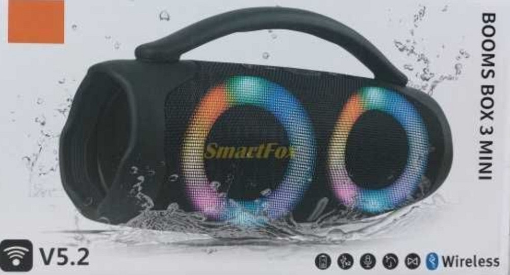 Портативная Bluetooth колонка Boombox 3 Mini RGB 10W IPX5 PowerBank. Харьков - изображение 3