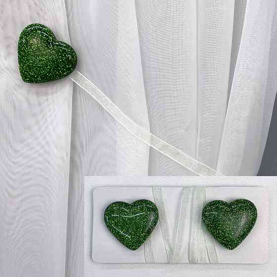 Магніти для штор і гардин Танго набір 2 шт Зелений (81-181) Київ