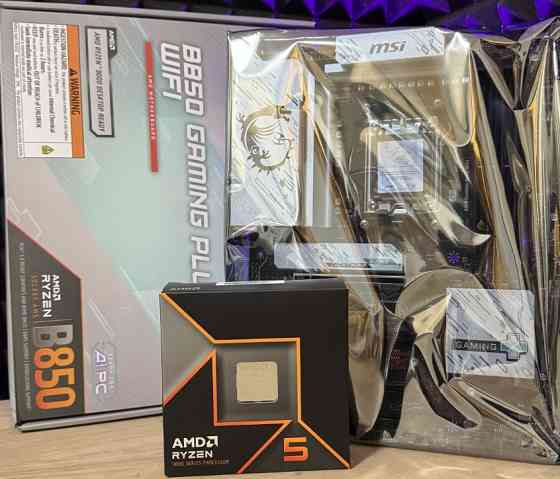 Топ комплект AM5 Ryzen 9600X, B850 Msi Gaming материнская плата, проц. Киев