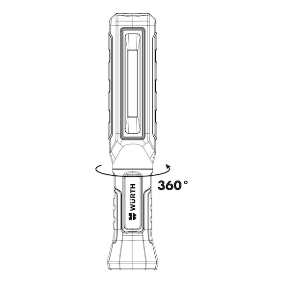 Фонарь портативный Wurth Ergopower Saturn LED аккумуляторный Львов - изображение 2