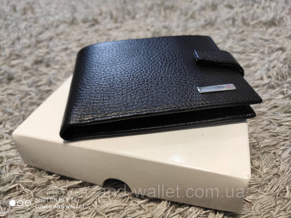 Якісний тонкий чоловічий шкіряний гаманець Karya 0411-45 Київ - фото 2