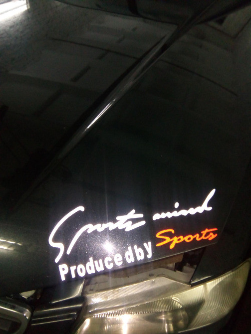 Наклейка на авто Sport mind produced by sports Біл Київ - фото 3