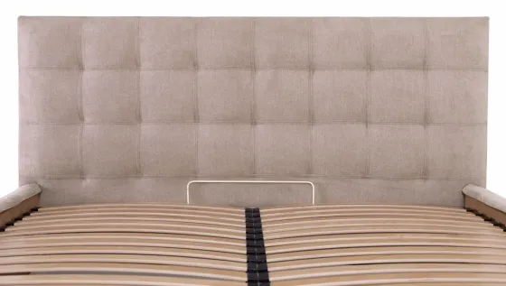 Кровать Двуспальная Chester New Comfort 160 х 190 см Мисти Mocco С подъемным механизмом и нишей для белья Мокко Киев