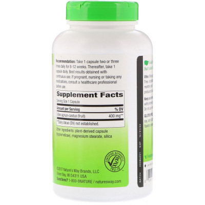Травы Nature's Way Витекс, Авраамово дерево, 400 mg, 320 Капсул (NWY-11923) Винница - изображение 2