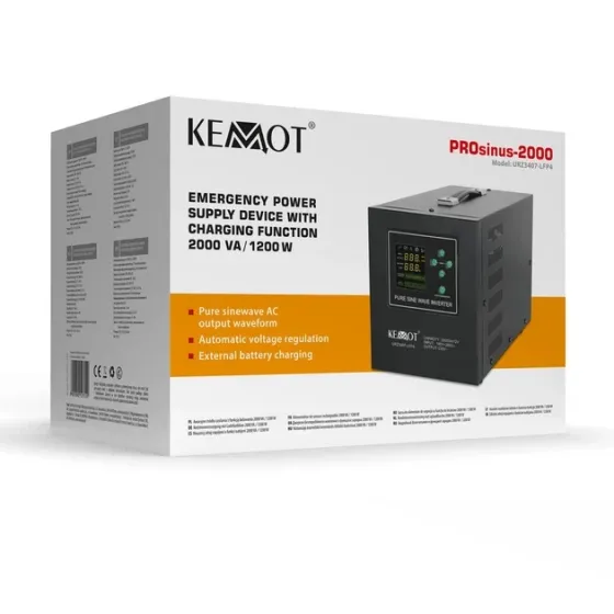 Джерело безперебійного живлення KEMOT PROsinus-2000 12/230V (1200W / 2000VA) Тернопіль