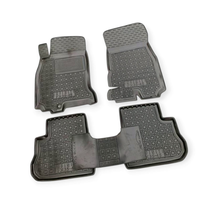 Коврики infinity s50 (fx35, fx45) 2003-2008 борт 2,5см, с перемычкой салона Мукачево - изображение 1