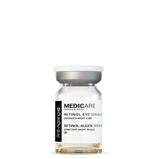 Удосконалювальна нічна сироватка для очей з ретинолом 0,3% /  RETINOL EYE SERUM 0,3% Medicare  2*5 мл Дніпро