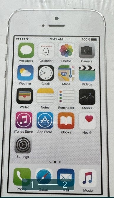 Айфон: iPhone 5s Silver 32Gb. Новый! Киев - изображение 2