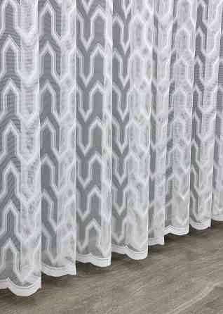 Тюль жаккард цвет белый 1992т Киев