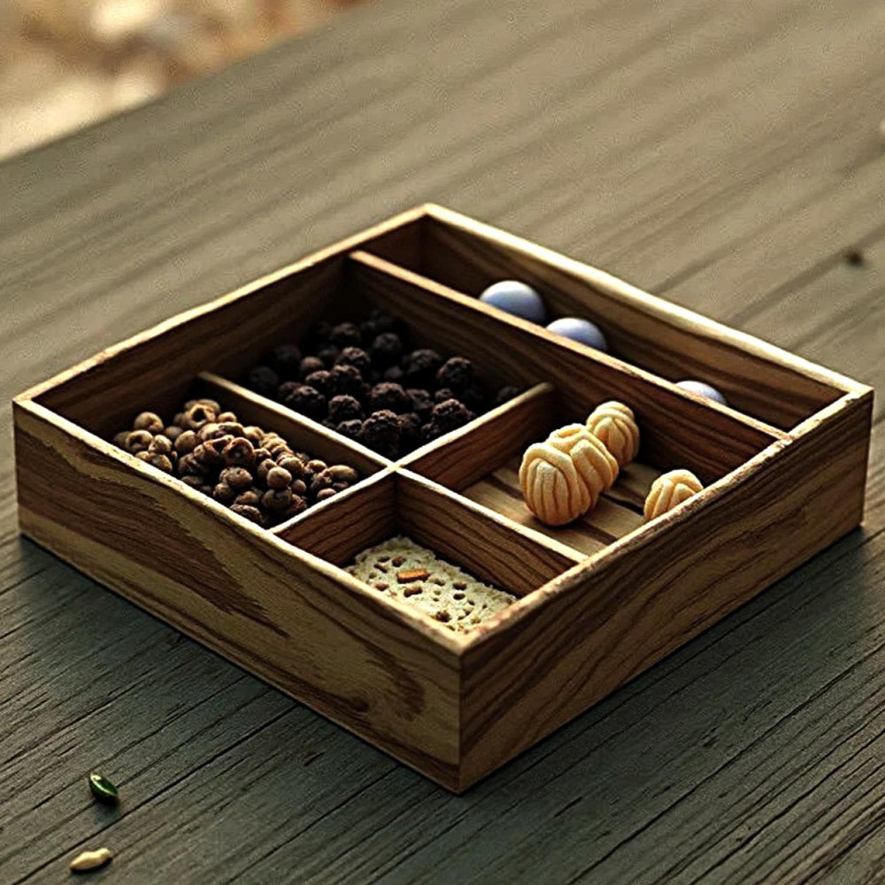 Менажница деревянная 