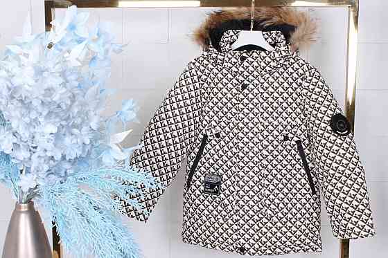 Детская подростковая зимняя куртка на девочку 122 Николаев