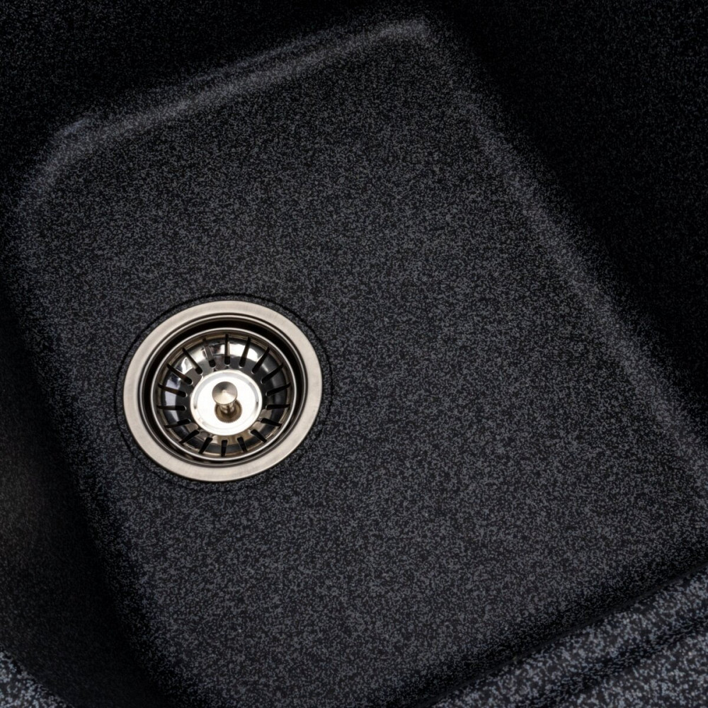 PLATINUM Гранітна мийка для кухні Platinum 7950 Equatoria матовий Графіт Київ - фото 6