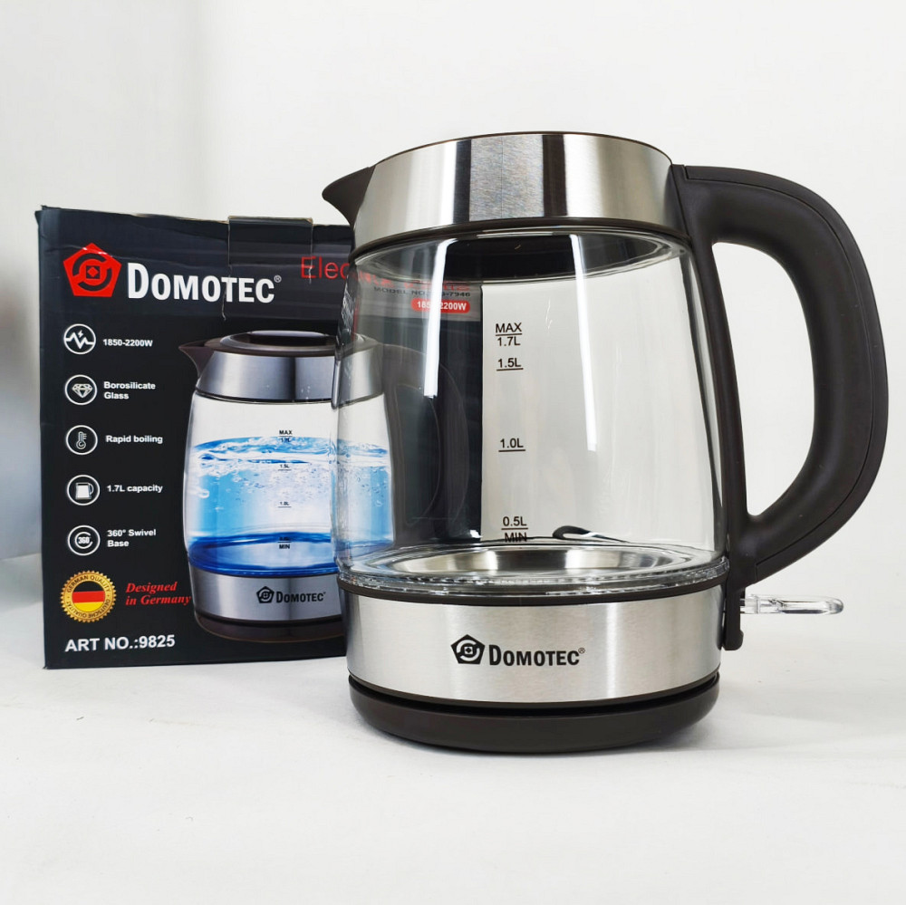 Електричний чайник Domotec MS-7946 скляний 1.7л 2200Вт MY-67 Львів - фото 13