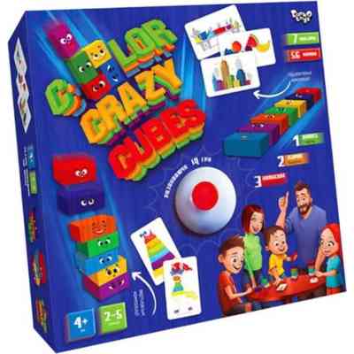 Настільна гра Danko Toys Color Crazy Cubes (укр.) (CCC-02-01U) Вінниця
