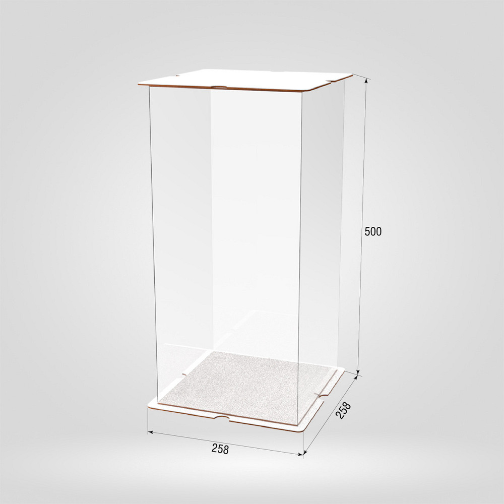 Коробка для тортів, квітів та подарунків EKOSTAR 230х230х500 Київ - фото 2