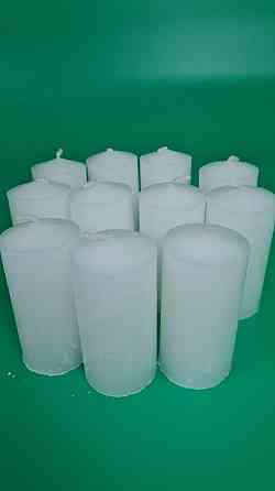 Свеча огромная 9 см Ф 5 см  вес 160 гр  (1 шт) Харьков