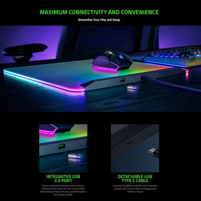 Коврик для мышки Razer Firefly V2 Pro White (RZ02-04920200-R3M1) Винница - изображение 10