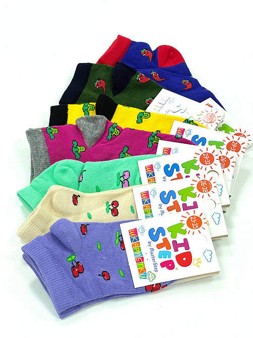 Носки детские хлопковые Master Step арт.819 в ассорт. на 34-37 размер Черновцы - изображение 1