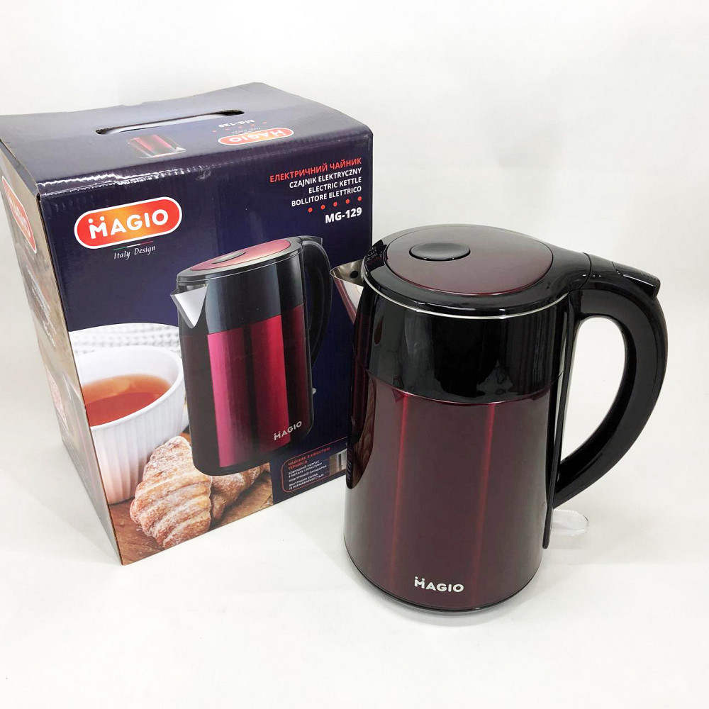 Мощный электрический чайник для дома MAGIO, Электрический чайник с автоотключением VW-99 Львов - изображение 4