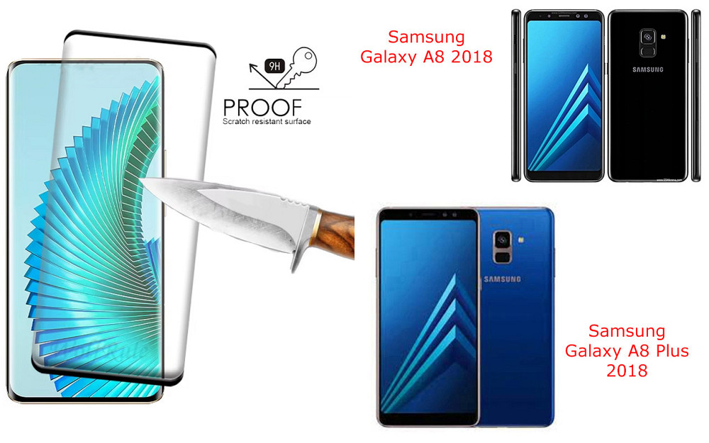 Защитное стекло HyperGlass Pro для Samsung Galaxy A8 2018, Galaxy A8 Plus 2018 – максимальная чувствительность Киев - изображение 1