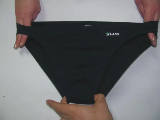 Чоловічі труси міні однотонні чорні (2шт в уп) Lans 04/005 XXL Київ