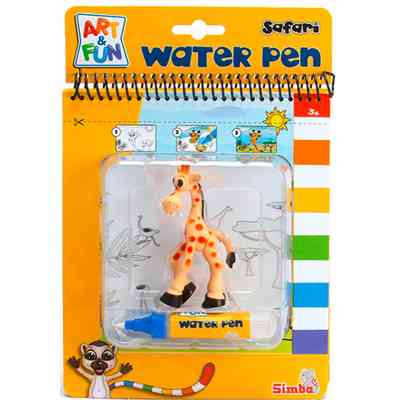 Набір для творчості Simba Книжка-розмальовка Сафарі з водяною ручкою (6334635) Вінниця