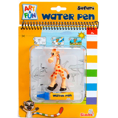 Набір для творчості Simba Книжка-розмальовка Сафарі з водяною ручкою (6334635) Вінниця - фото 1