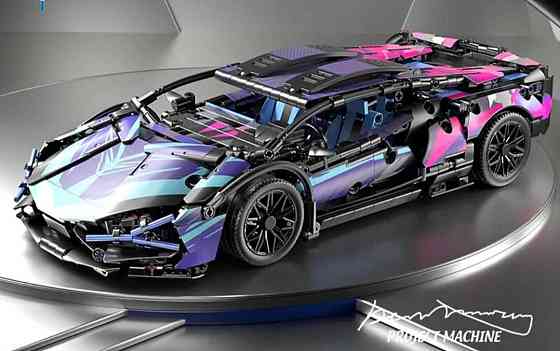Конструктор спортивна машинка Lamborghini Cyberpunk, 1314 деталей, Маштабо 1:14 Ламба кіберпанк Київ