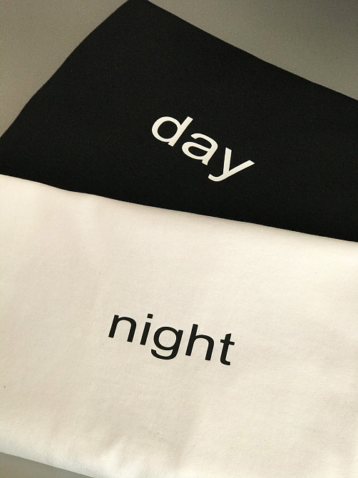 Парные футболки для парня и девушки из 100 % Хлопка . DAY \ NIGHT Черновцы - изображение 3