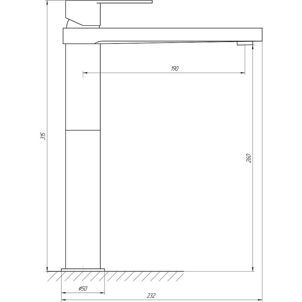 Змішувач для умивальника TOPAZ SARDINIA TS 08223-H20 Тернопіль - фото 7