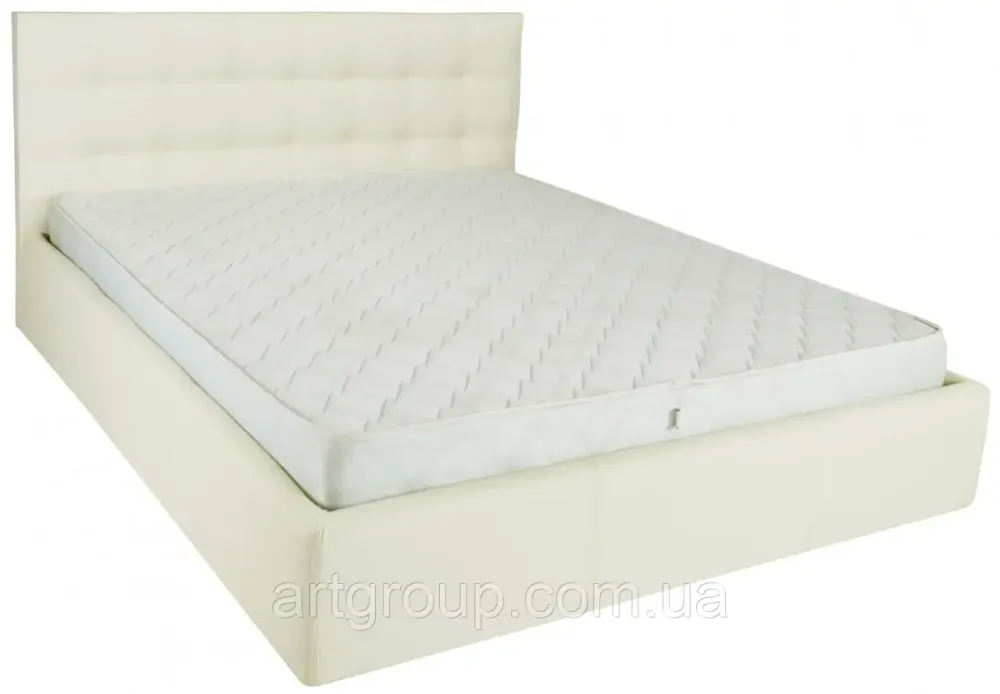 Ліжко Chester Comfort 140 х 200 см Fly 2200 A1 З підйомним механізмом та нішою для білизни Білий Дніпро - фото 20