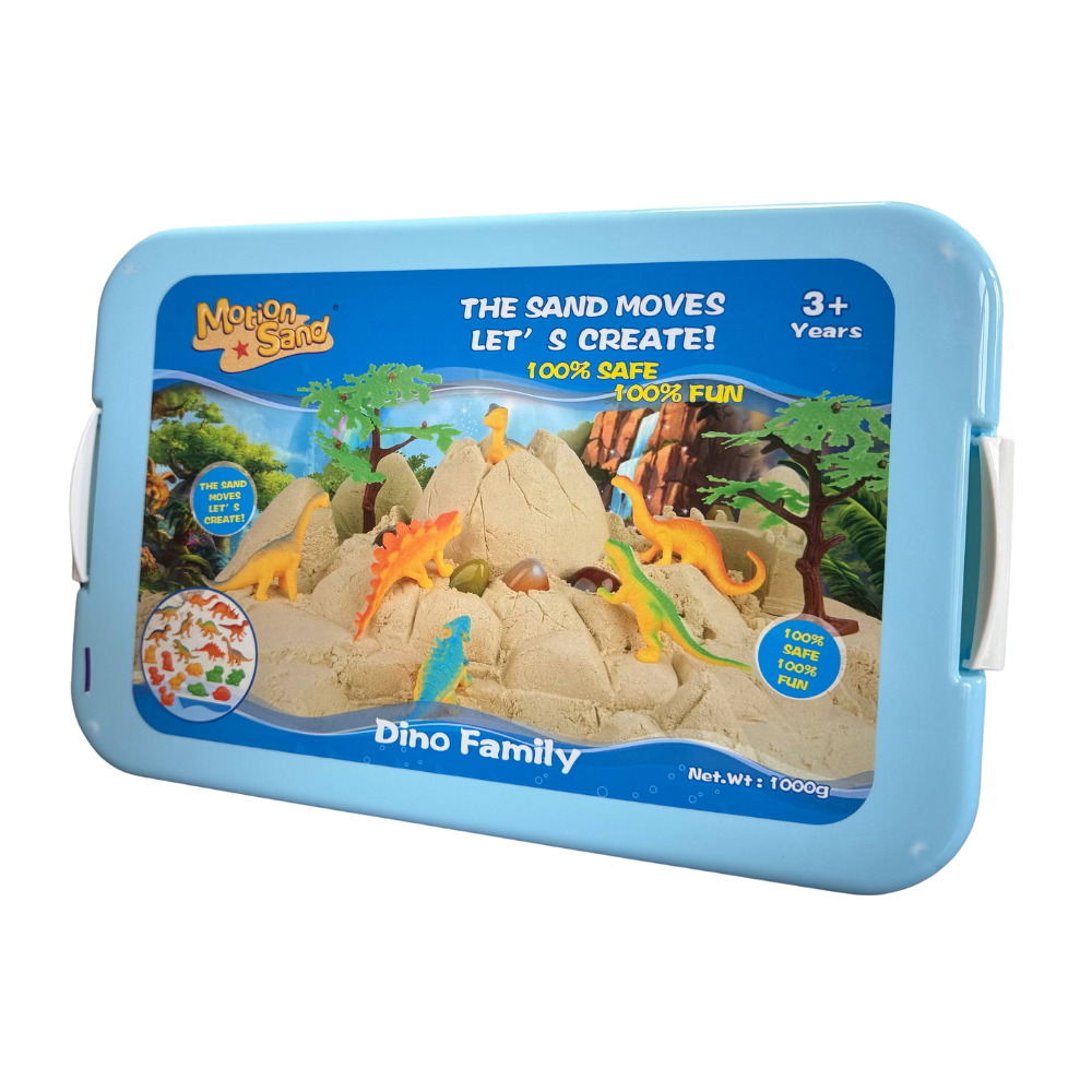 Кінетичний пісок для дітей "Dino Family", маса для ліплення Набір дитячий, ігровий для творчості з формами для ліплення Кам'янець-Подільський - фото 7