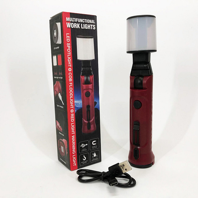 Акумуляторна лампа світильник для кемпінгу WORKLIGHT-072-XPE 10W, Лампа для AR-806 кемпінгу якісна Київ - фото 2
