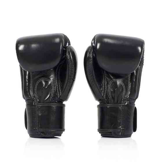 Боксерські рукавиці Fairtex BGV1 Nation Print Black 10 унцій (бинти в комплекті) Кам'янське