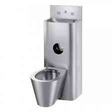 Раковина  Delabie Kompact TC moduł z miską WC wiszącą stal nierdzewna satynowa 166500 Киев