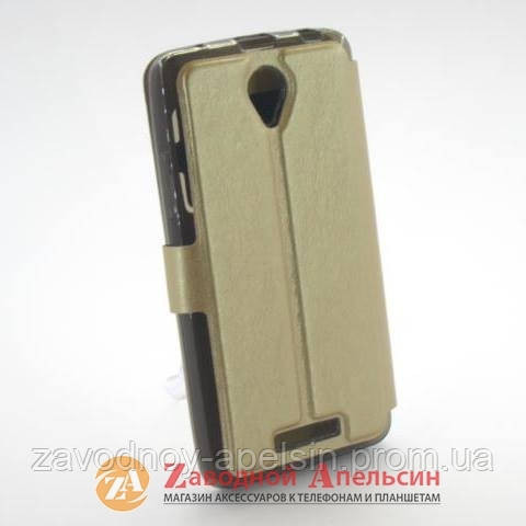 Чохол книжка Lenovo A5000 Smart Case gold Одеса - фото 2