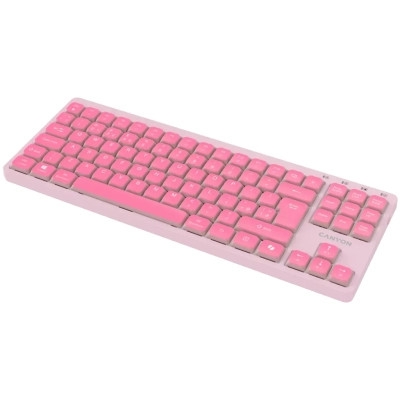 Клавіатура Canyon OnType 10 TKL Mechanical Silent Low-profile USB UA Pink (CNS-HKB10P) Вінниця - фото 10