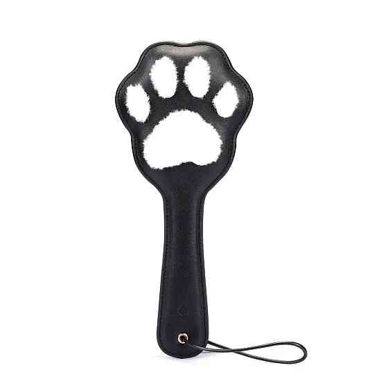 Паддл в виде кошачьей лапки Liebe Seele Round Paddle Black/White Sex Aura Киев