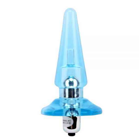 Анальна волога NICOLE'S Vibra Plug, Blue Sex Aura Київ