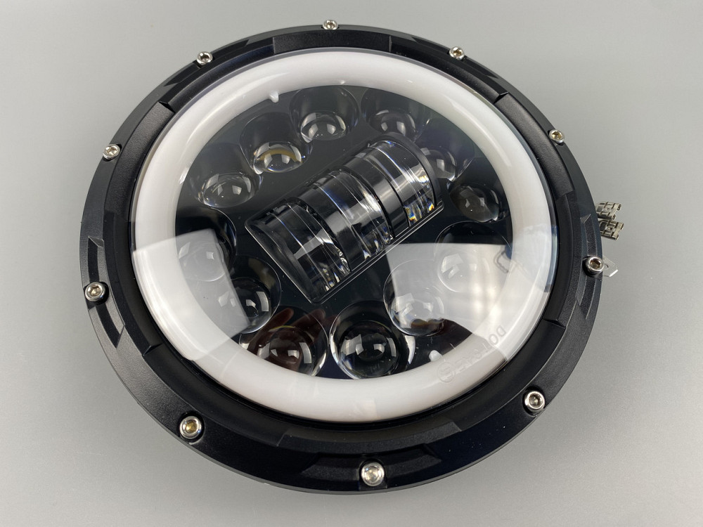 Фара головного світла LED 65 W (ближній + дальні + ходові вогні) 7 дюймів Мукачево - фото 2