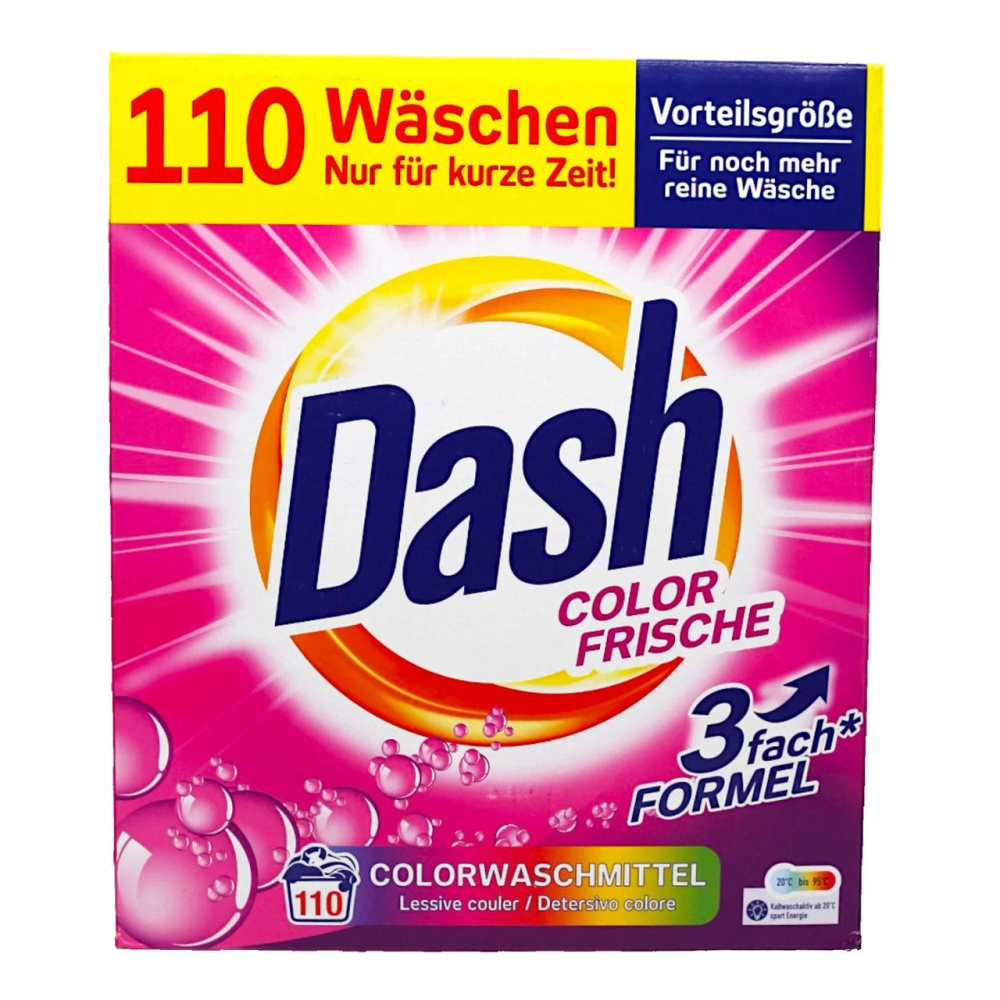 Порошок для стирки Dash Color Frische 5,5 кг 110 стирок Львов - изображение 1