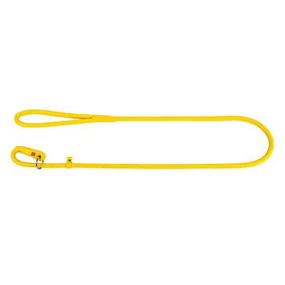 Повідець-зашморг "WAUDOG GLAMOUR" круглий (ширина 13мм, довжина 183см) жовтий Коломия