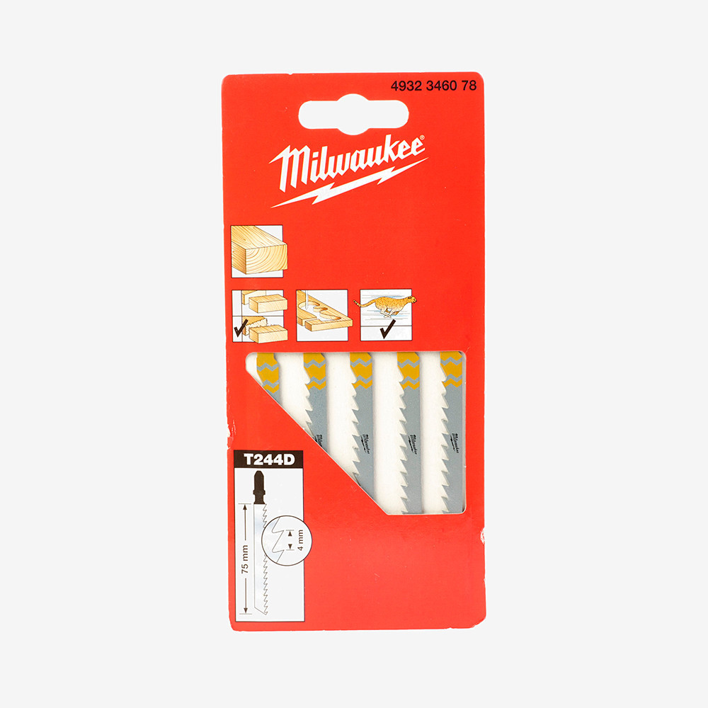 Полотна для лобзика T244D MILWAUKEE, 75/4,0мм, (5шт) Одесса - изображение 2