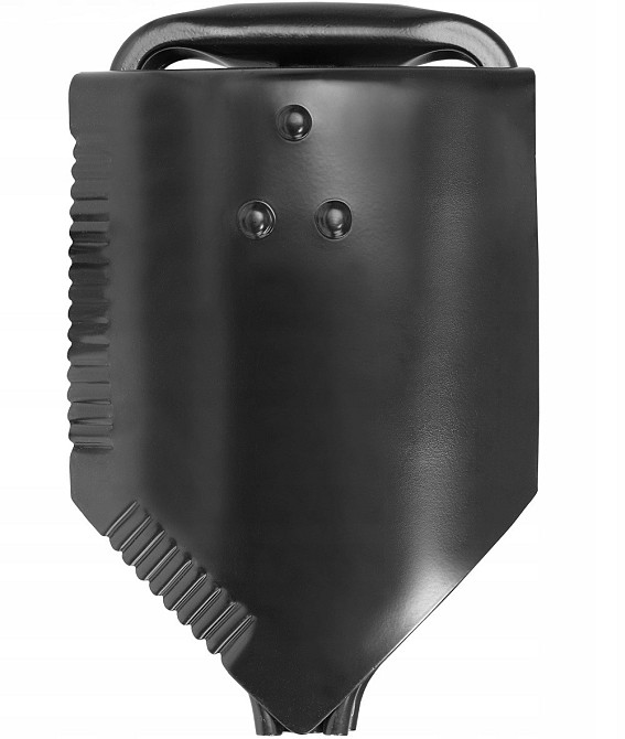 Армійська Складна Лопата саперна 2в1 з чохлом Mil-Tec від Sturm (15522050) Нержавіюча сталь Нововолинськ - фото 7