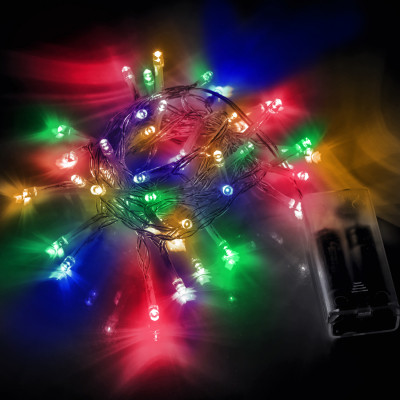 Гірлянда YES! Fun Нитка 41 LED Різнокольорова 2.8 м Статична На батарейках (975053) Вінниця - фото 3